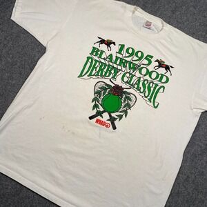 Vintage 1995 "Blairwood Derby Classic" Graphic T-Shirt XL – Horse Racing Promo T
